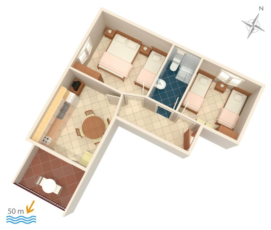 Apartments By The Sea Grebastica, Sibenik - 471 Zewnętrze zdjęcie